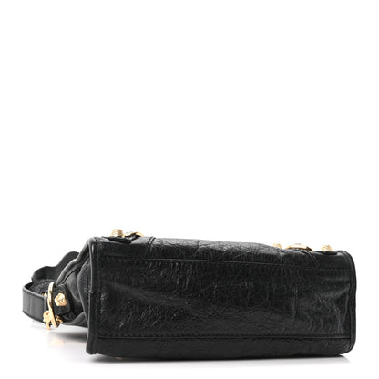 Balenciaga Agneau Giant 12 Gold Hardware Mini City Black 5 of 11