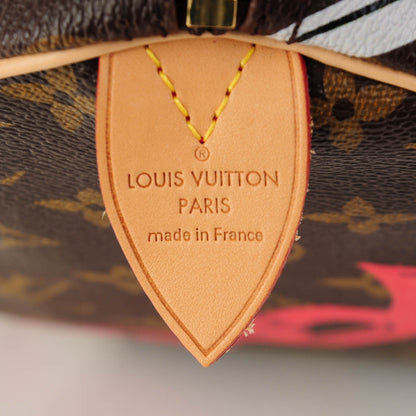 Louis Vuitton Monogram Bay Speedy 30 Rose Ballerine Poppy 6 of 7