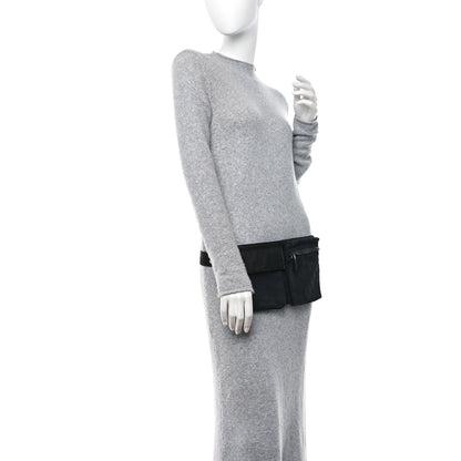 Gucci GG Monogram Double Pocket Belt Bag Black 2 of 13