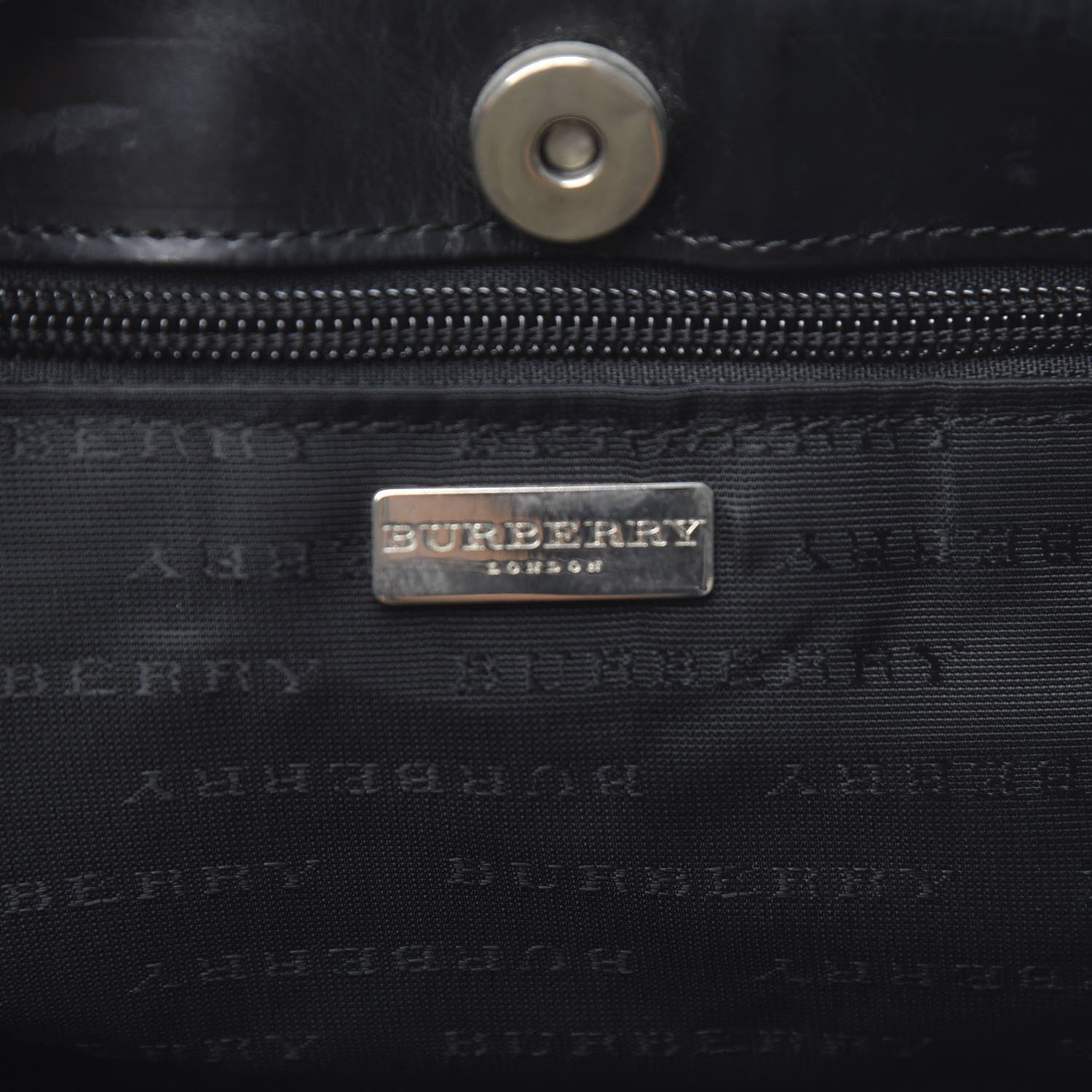 Burberry House Check Medium Tote Black 6 of 14