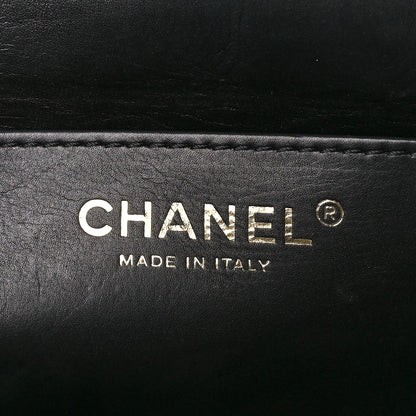 Chanel Calfskin Quilted Nailed CC Flap Bag Black 6 of 13