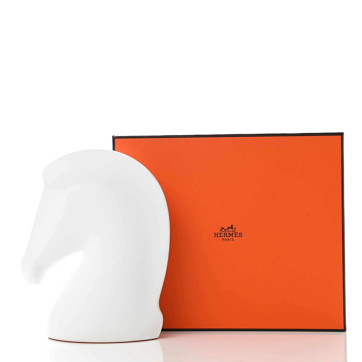 Porcelain Samarcande Paperweight Biscuit Orange