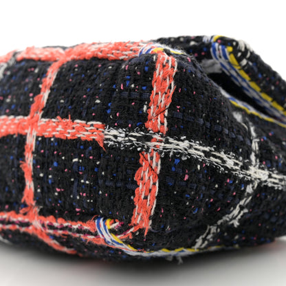 Chanel Tweed Quilted Medium Chanel 19 Flap Black Multicolor 10 of 11