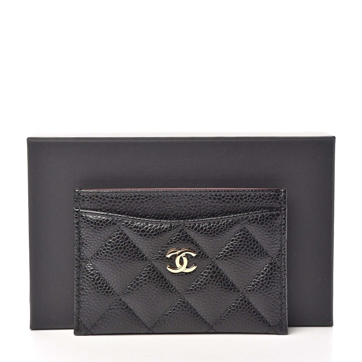 Chanel Caviar Quilted Card Holder Black 8 of 8