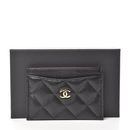 Chanel Caviar Quilted Card Holder Black 8 of 8