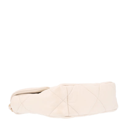Chanel Lambskin Quilted Medium Chanel 19 Flap Light Beige 9 of 10