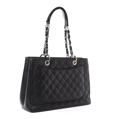 Chanel Caviar Quilted Grand Shopping Tote GST Black 3 of 11
