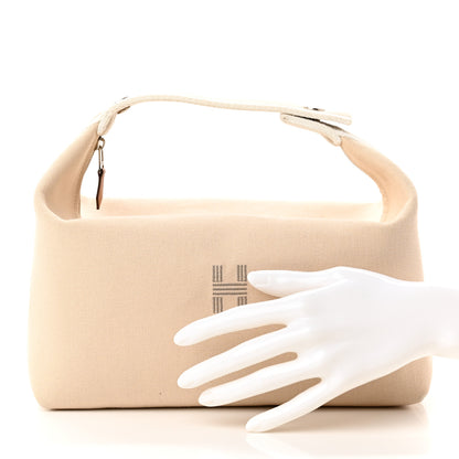 Hermes Canvas Large Bride-A-Brac Pouch Natural 2 of 9