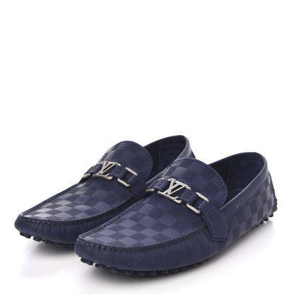 Louis Vuitton Damier Infini Mens Hockenheim Moccasin Loafers 9 Cosmos 3 of 11