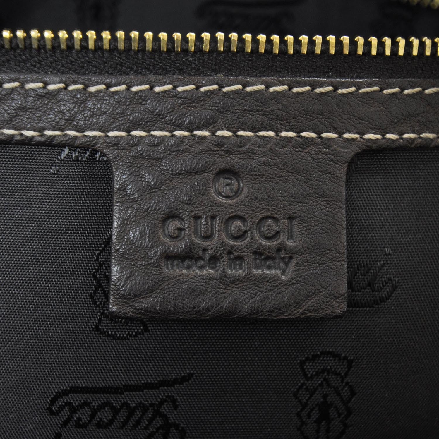 Gucci Suede Aviatrix Medium Boston 8 of 9