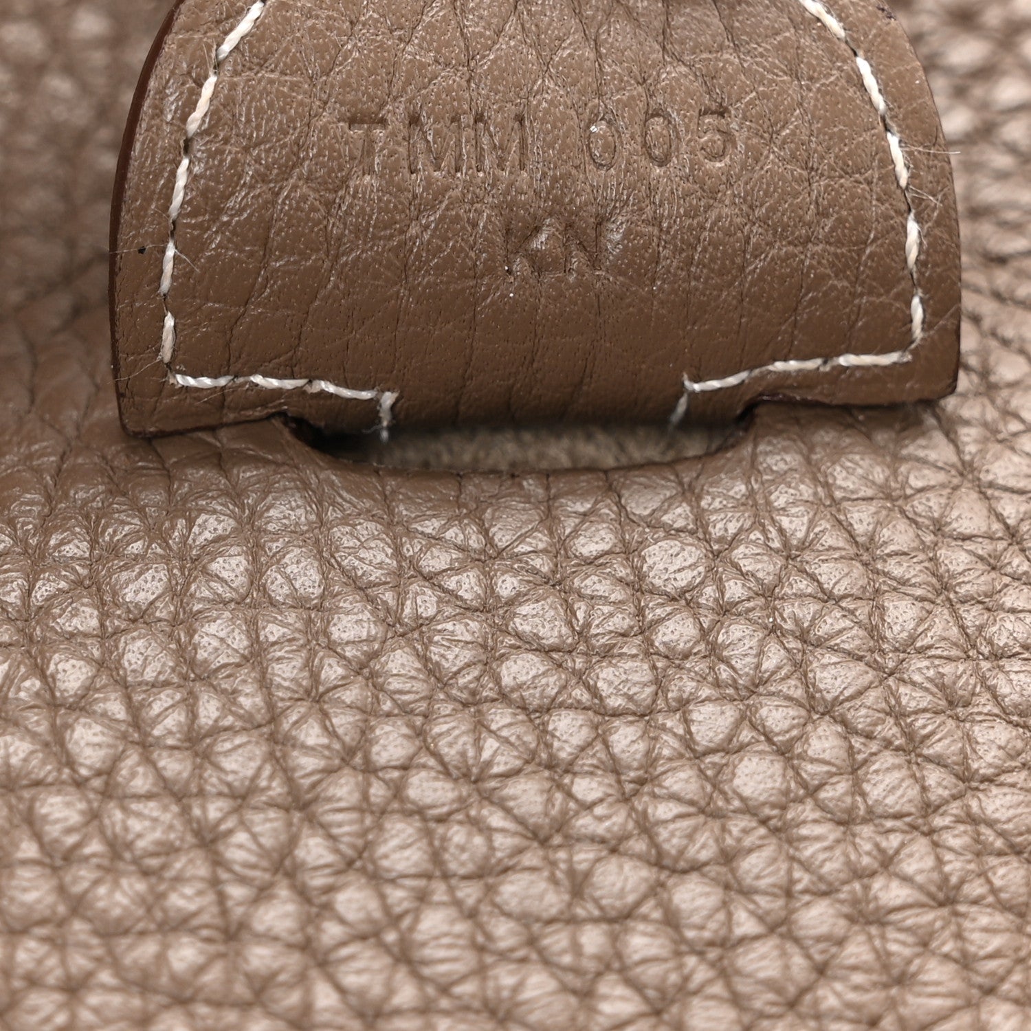 Hermes Taurillon Clemence Evelyne III GM Etoupe 7 of 11