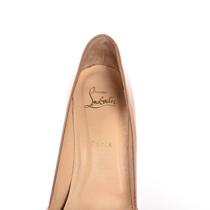 Christian Louboutin Patent Shelleymat 85 Pumps 39 Nude 9 of 10
