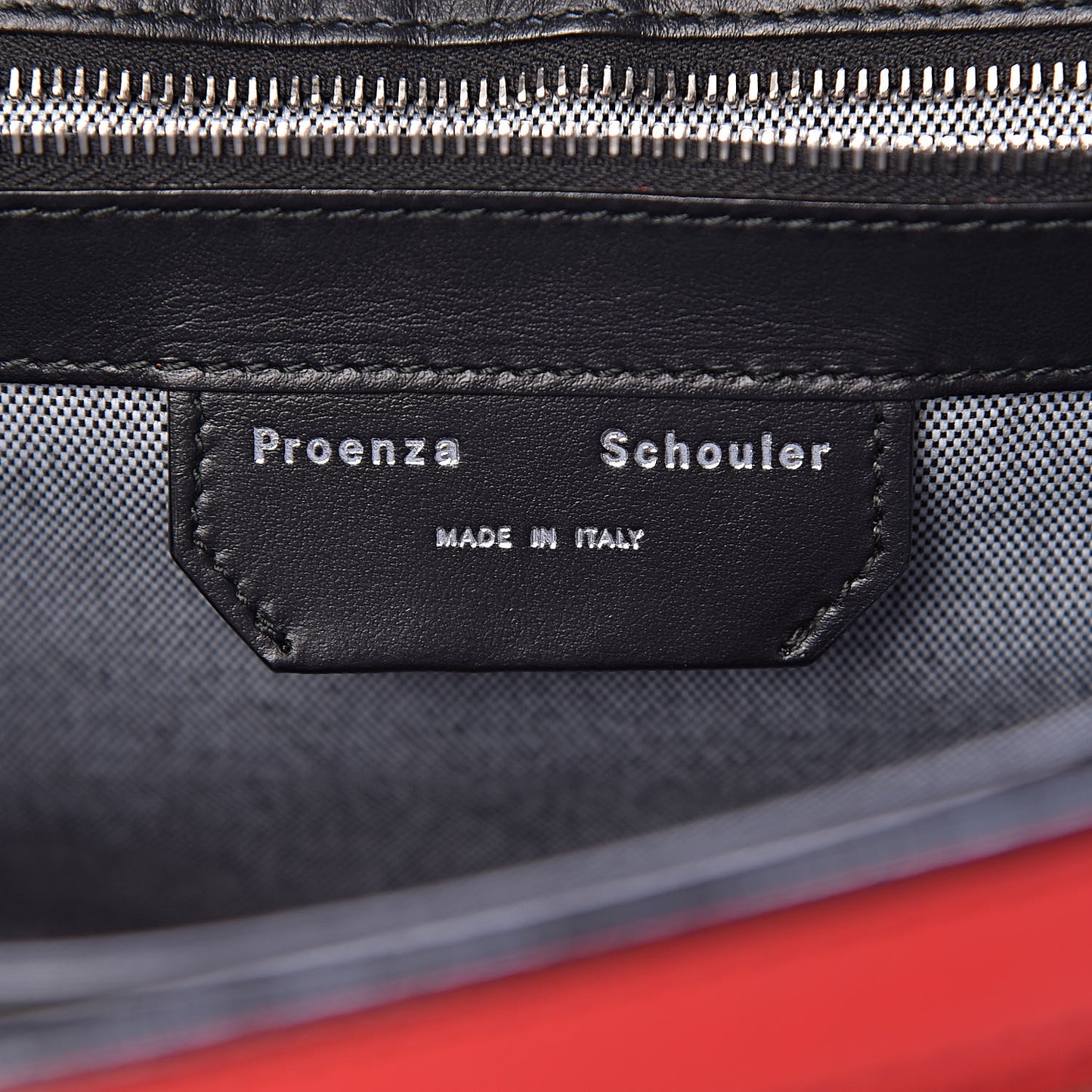 Grained Calfskin Medium PS1 Plus Satchel Cardinal