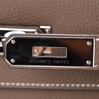 Hermes Togo Kelly Retourne 28 Etoupe 15 of 36