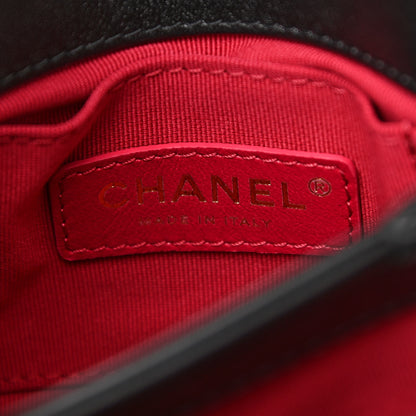Chanel Calfskin Quilted Pearl Jewel Chain Flap Black 7 of 11