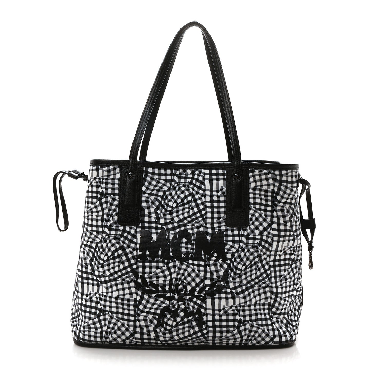 Visetos Medium Liz Reversible Shopper Tote Black