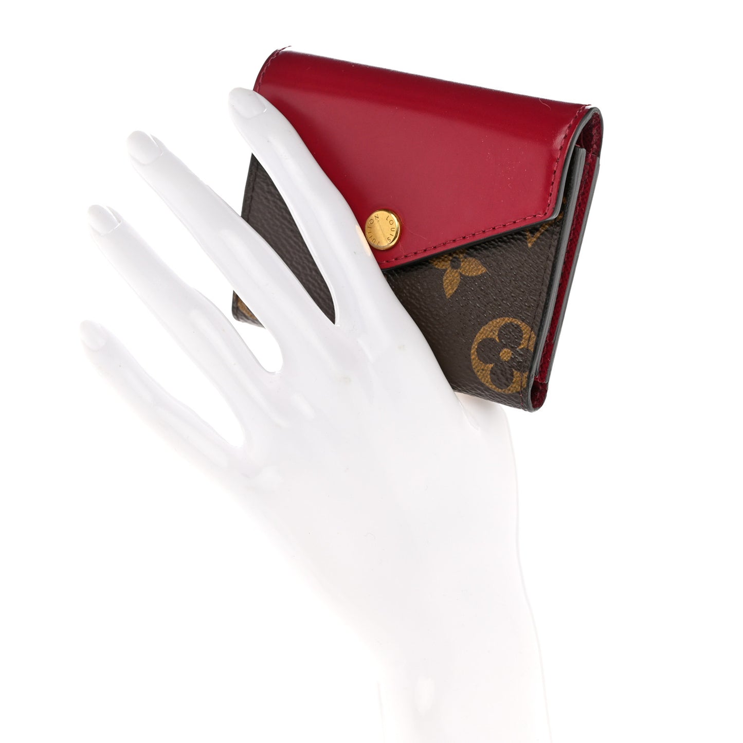 Monogram Zoe Wallet Fuchsia