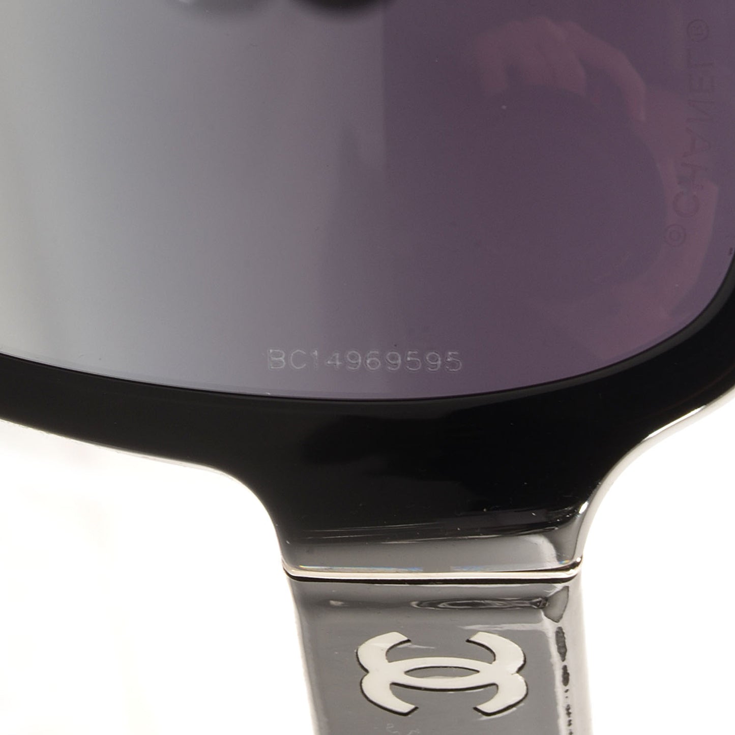 Patent Leather Sunglasses 5230Q Black