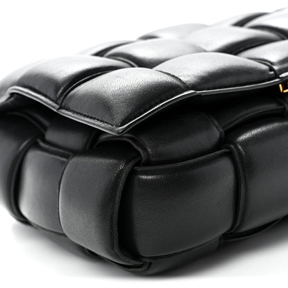 Bottega Veneta Nappa Maxi Intreccio Padded Cassette Crossbody Bag Black 9 of 10