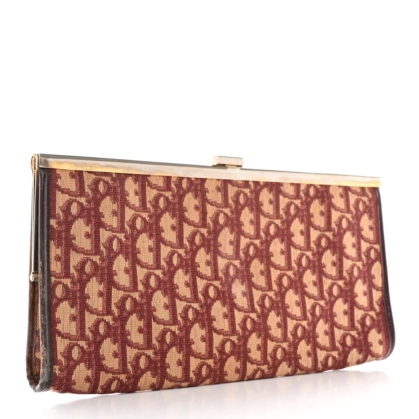 Monogram Clutch Burgundy