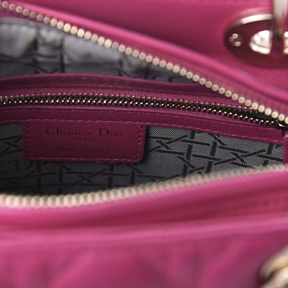 Christian Dior Lambskin Cannage Medium Lady Dior Pink 11 of 14