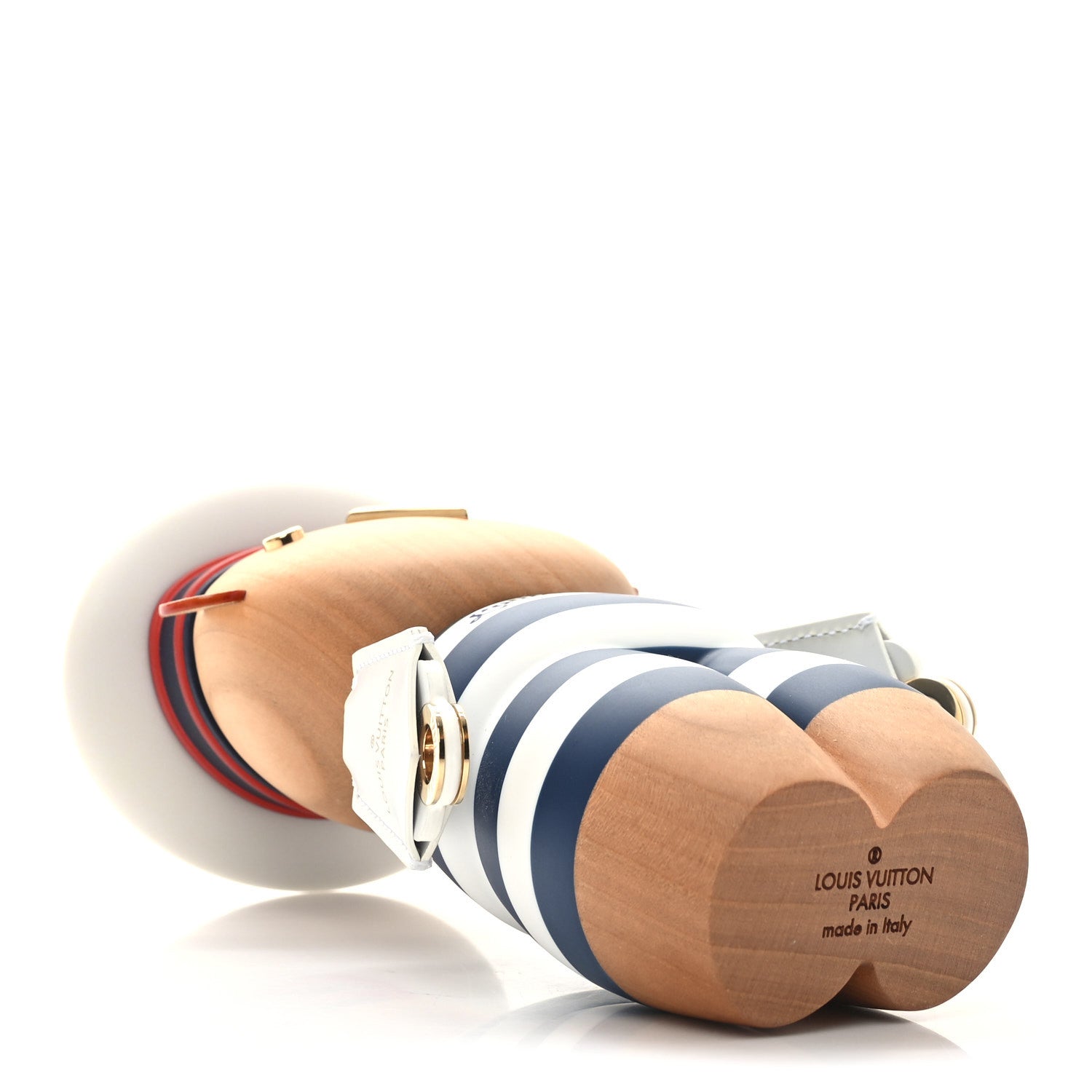 Louis Vuitton Wood Corian Gaston Doll Sailor Blue White 4 of 6