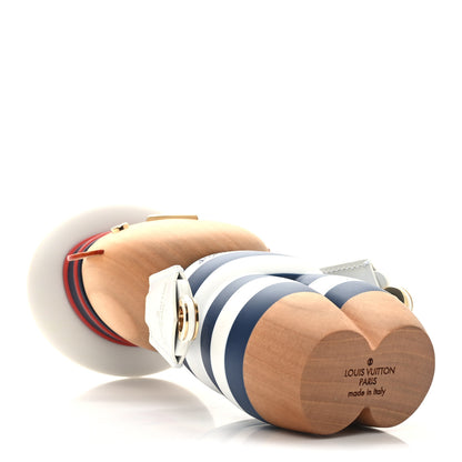 Louis Vuitton Wood Corian Gaston Doll Sailor Blue White 4 of 6