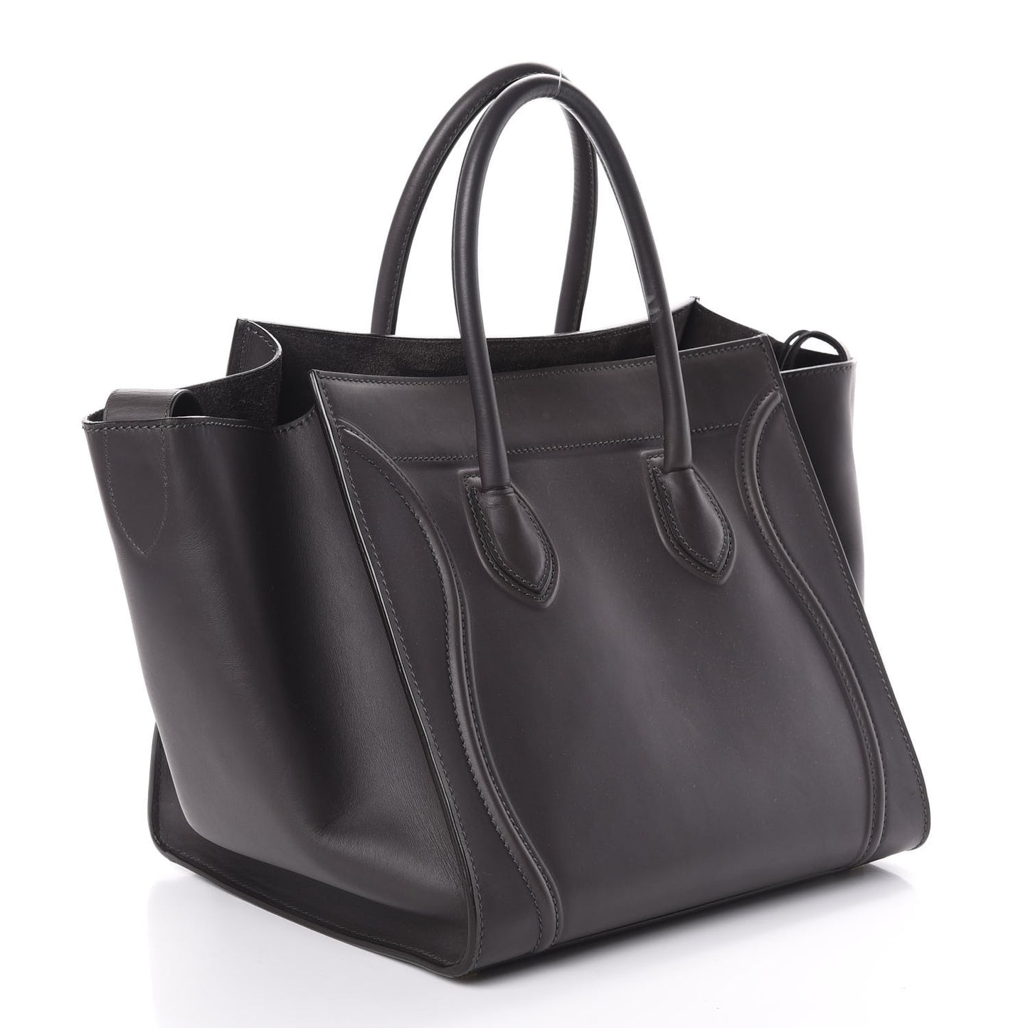 Smooth Calfskin Medium Phantom Luggage Grey