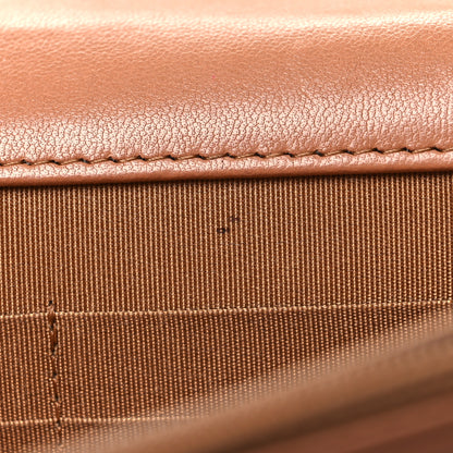 Chanel Lambskin Quilted 19 Wallet On Chain WOC Brown 12 of 13