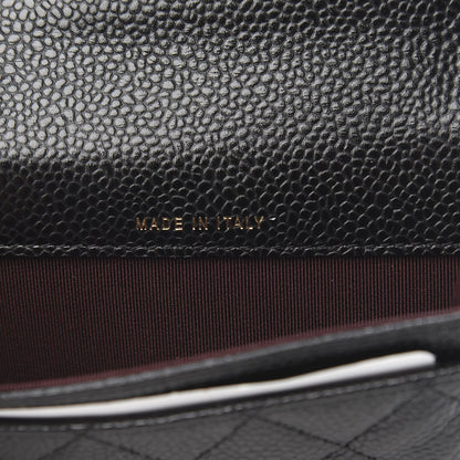Chanel Caviar Quilted Flap Card Holder Black 7 of 9