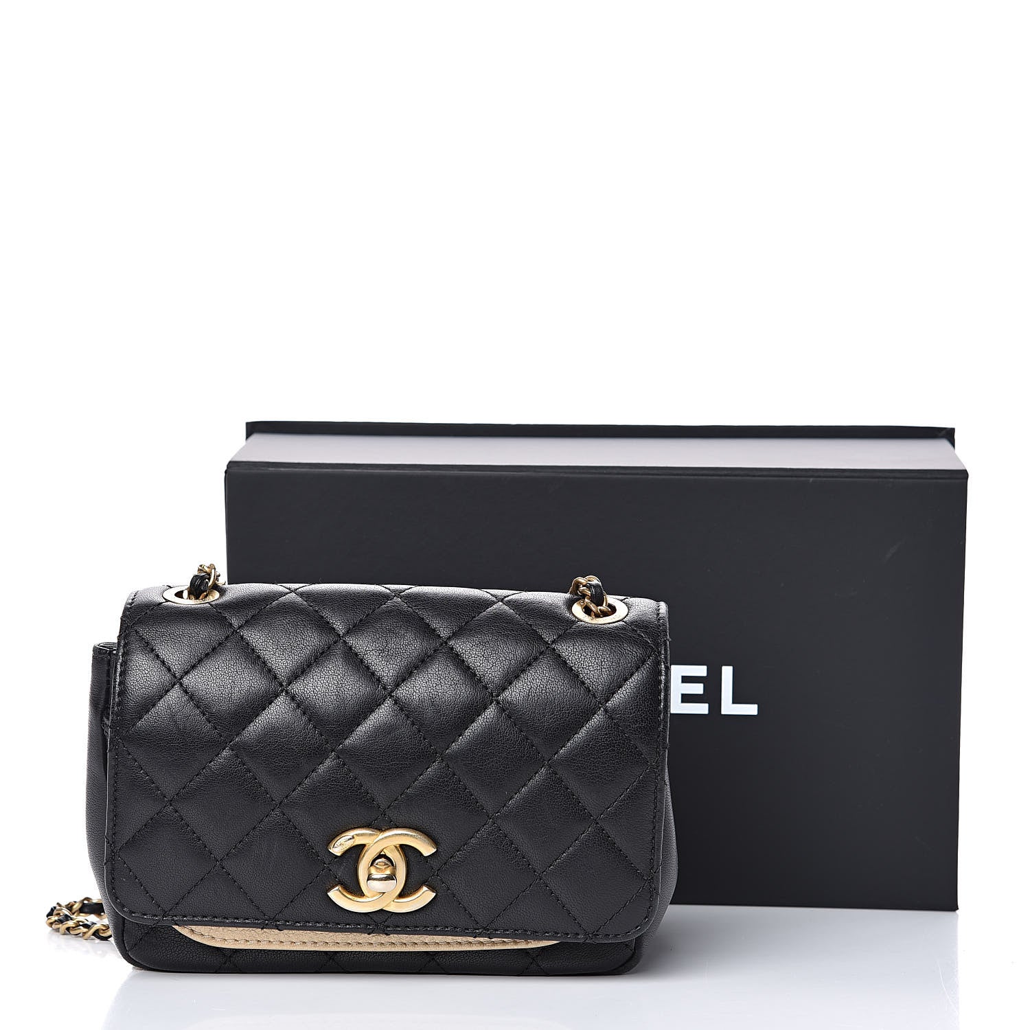 Chanel Lambskin Quilted Small Camellia Flower Flap Black 18 of 18