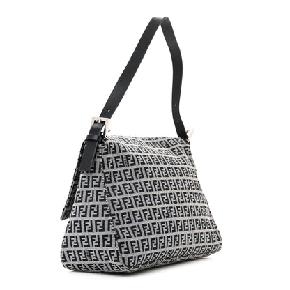Fendi Zucchino Mama Baguette Navy 3 of 18