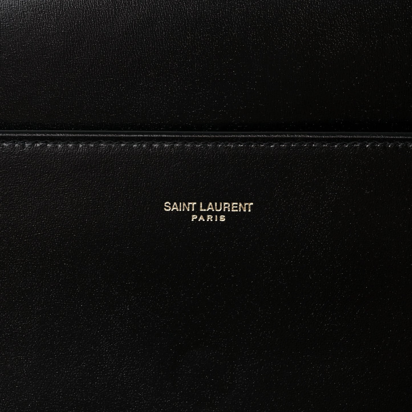 Shiny Calfskin Large Uptown Tote Black