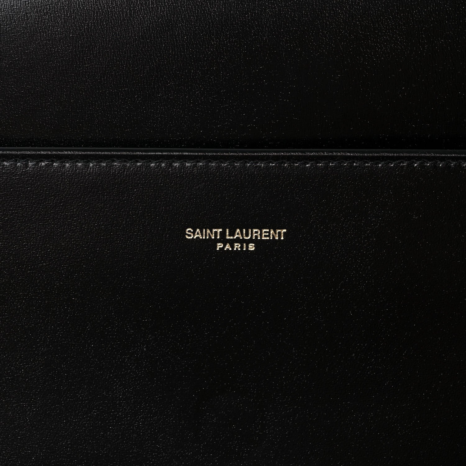 Saint Laurent Shiny Calfskin Large Uptown Tote Black 9 of 15