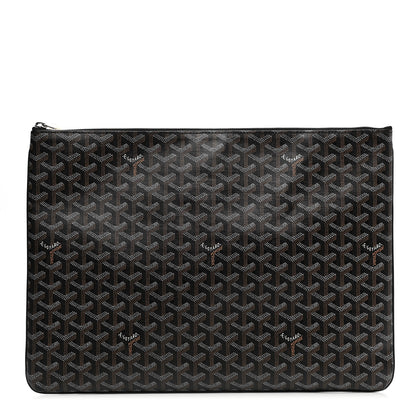 Goyard Goyardine Senat Pochette GM Black 1 of 8
