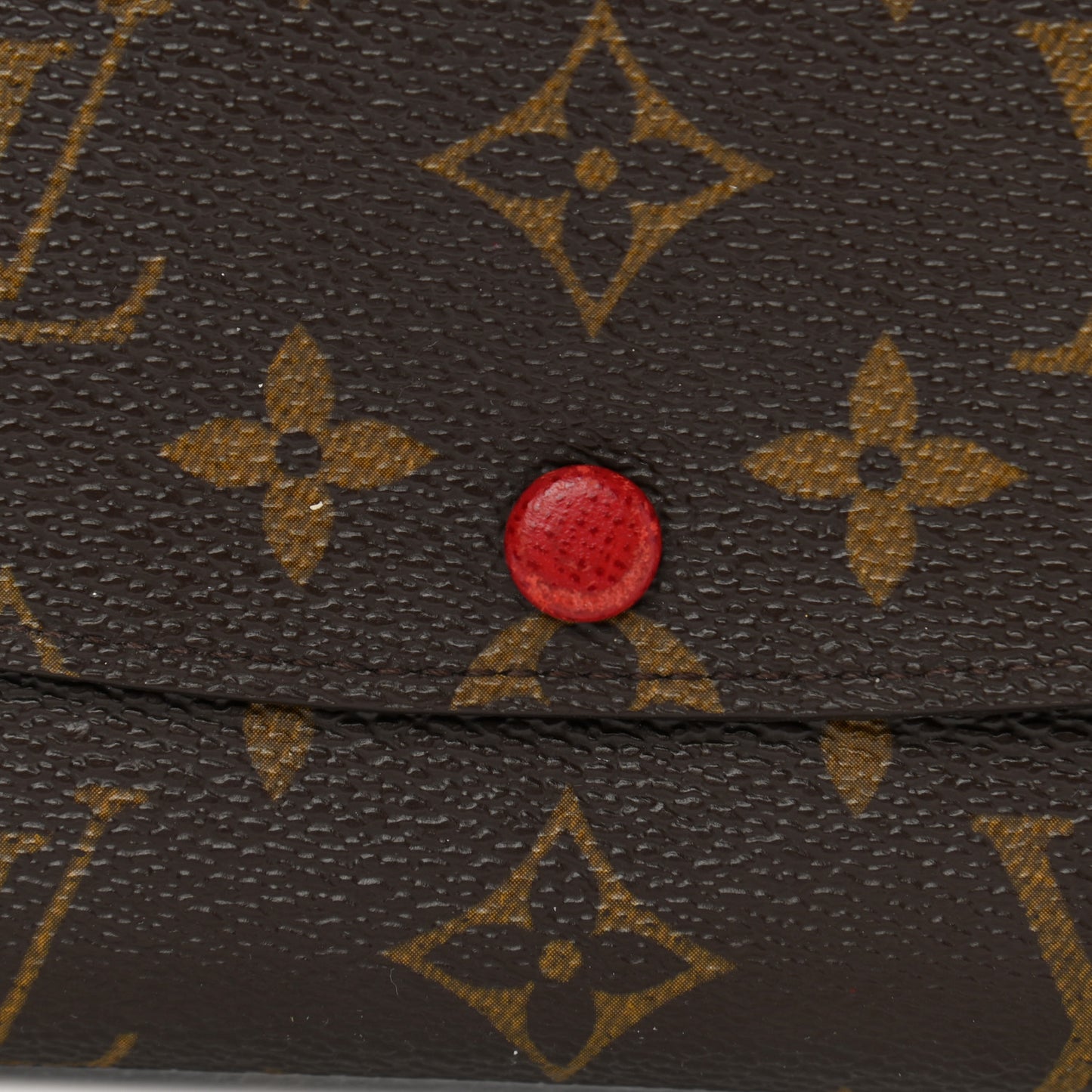 Monogram Emilie Wallet Red