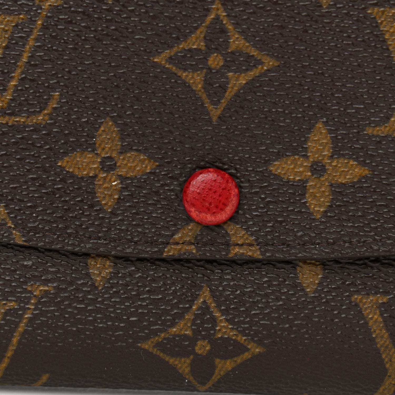 Louis Vuitton Monogram Emilie Wallet Red 11 of 12