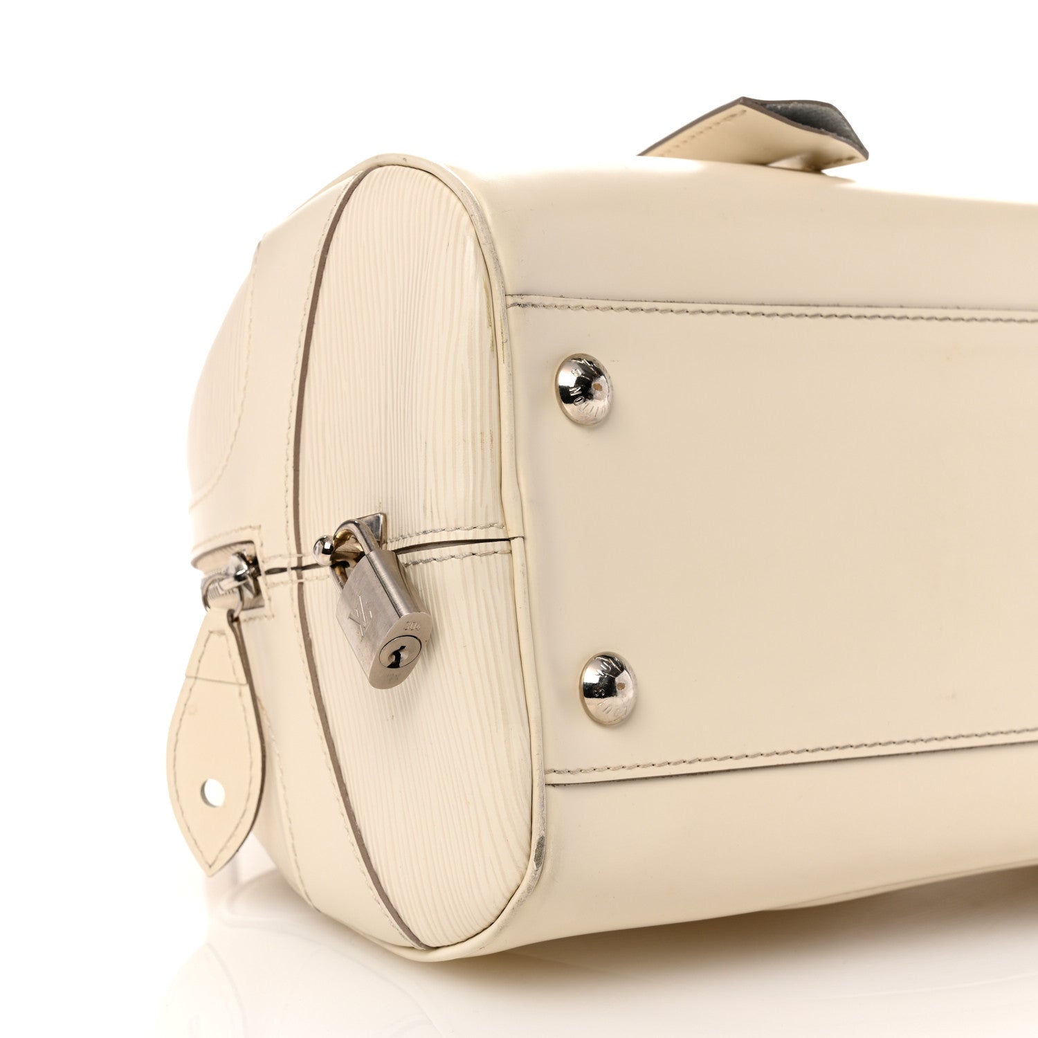 Louis Vuitton Epi Bowling Montaigne PM Ivory 8 of 11