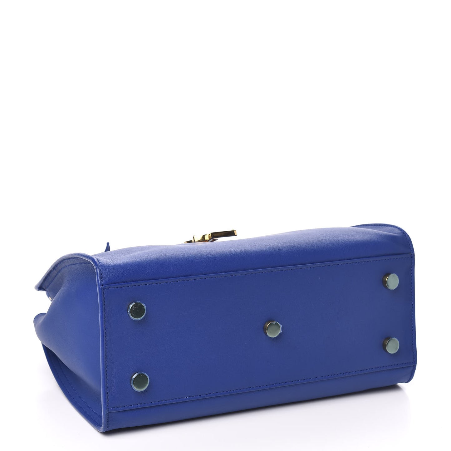 Calfskin Monogram Baby Cabas Blue Majorelle