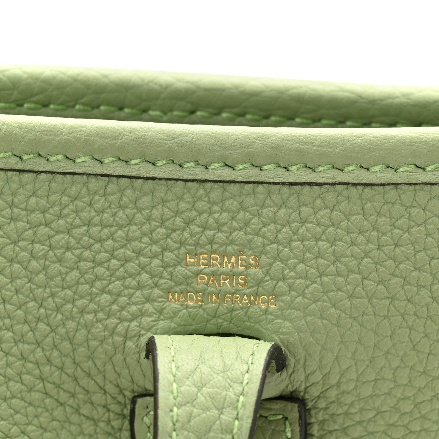 Hermes Taurillon Maurice Evelyne TPM Vert Criquet 6 of 10