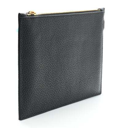 Versace Grained Calfskin La Medusa Pouch Black 2 of 7