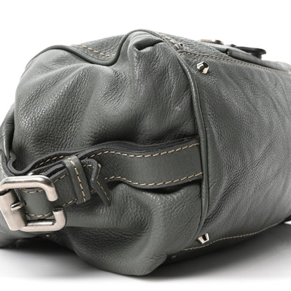 Chloe Calfskin Paddington Front Pocket Tote Gris Vert 9 of 10