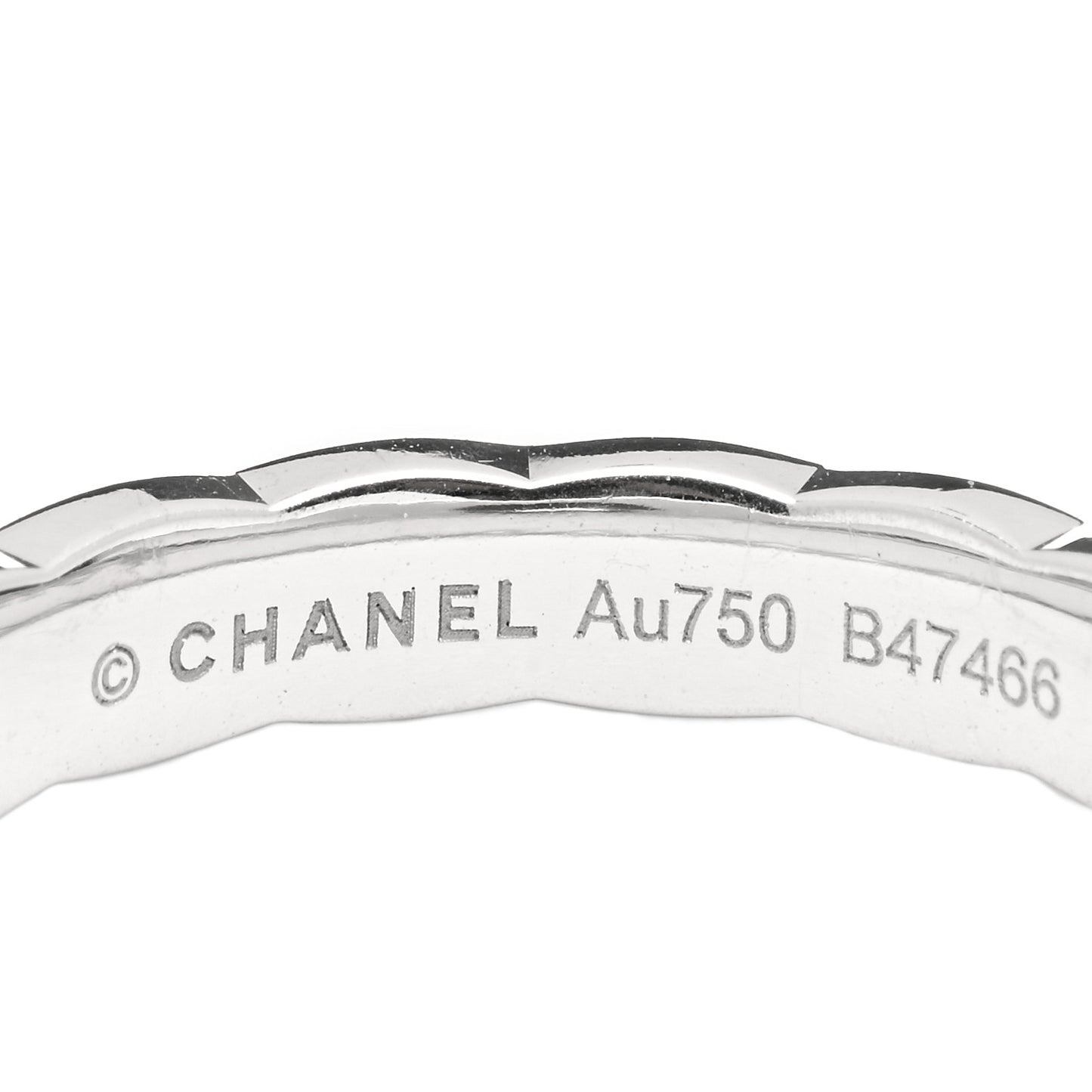 18K White Gold Mini Coco Crush Ring 50 5.25