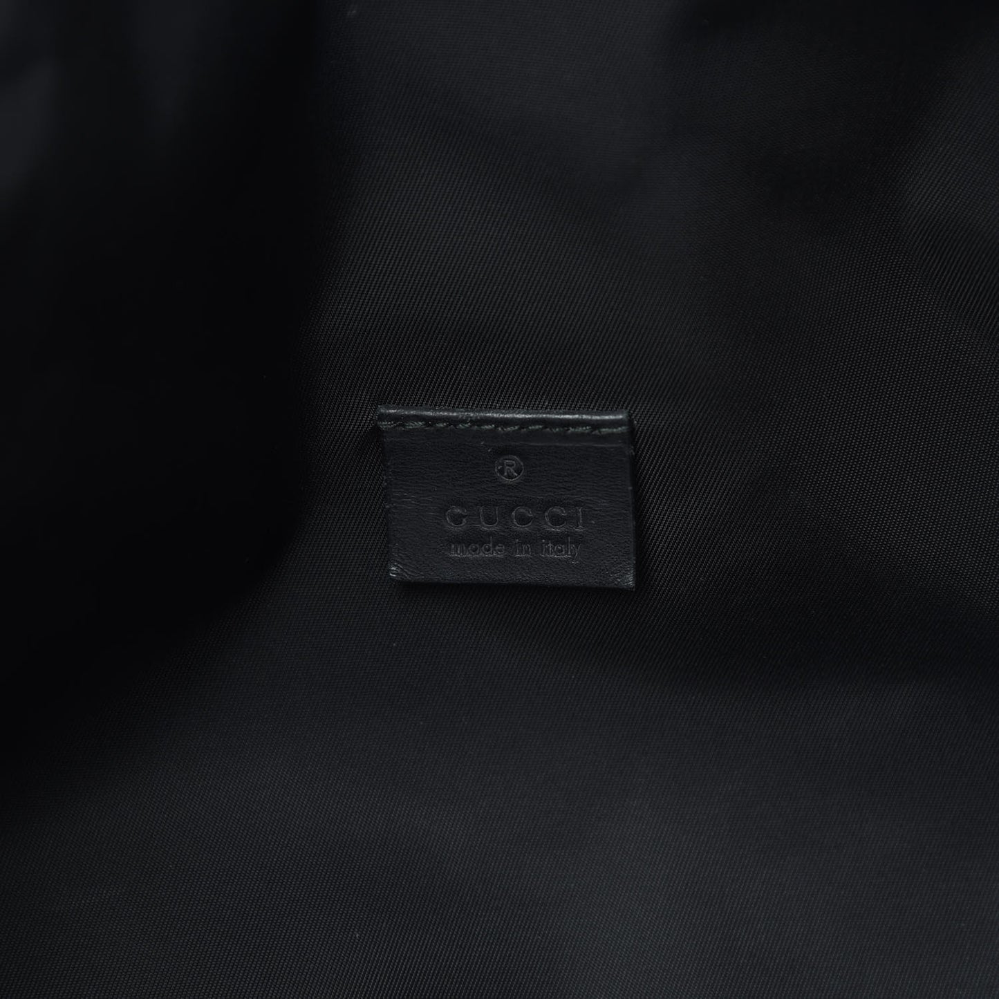 Guccissima Web Belt Bag Black