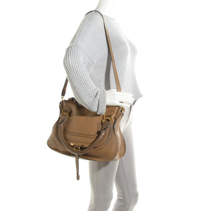 Chloe Calfskin Medium Marcie Satchel Nut 2 of 9