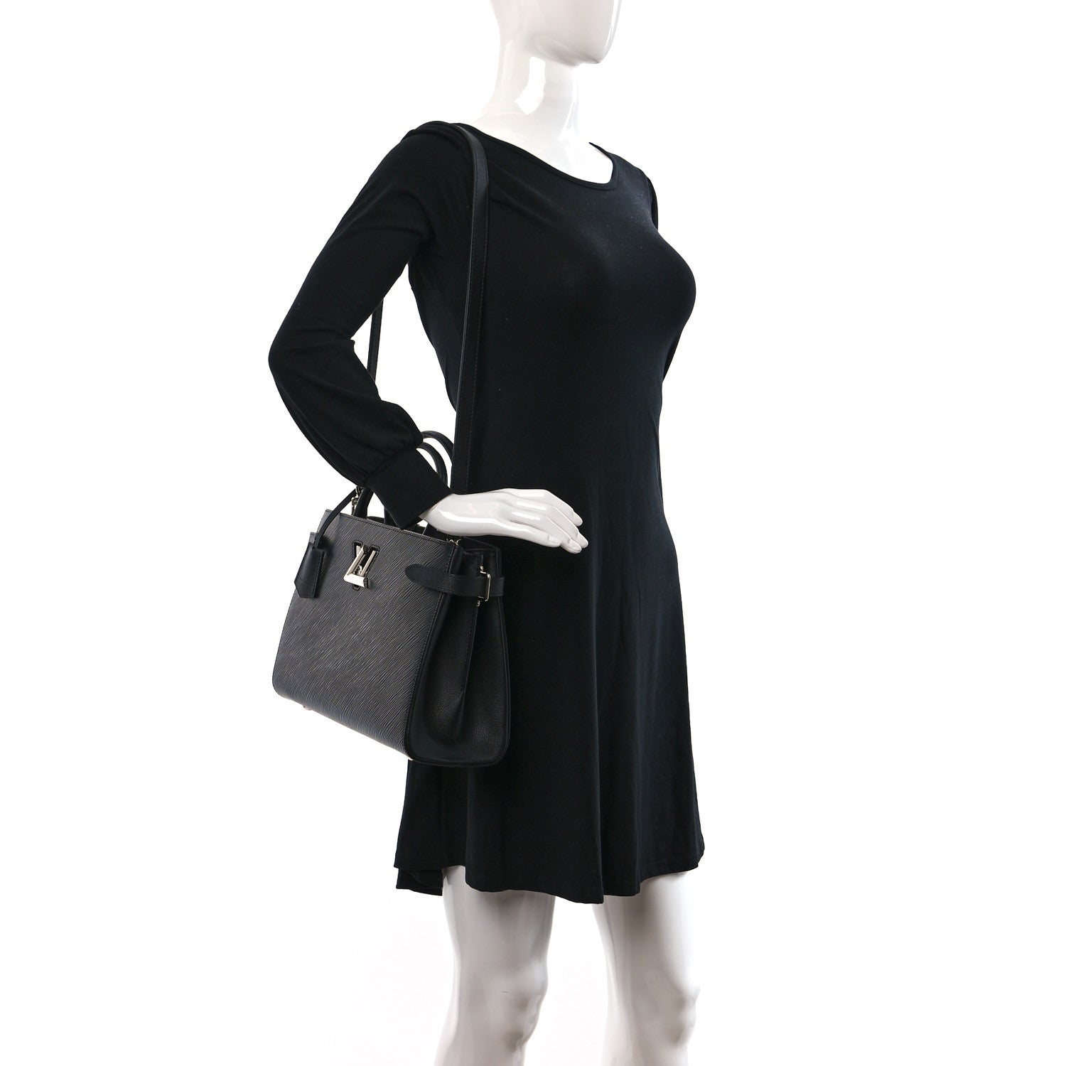 Louis Vuitton Epi Twist Tote Black 2 of 8