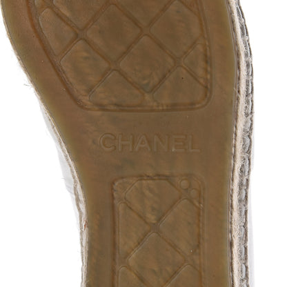 Chanel Lambskin CC Espadrilles 37 White 8 of 11