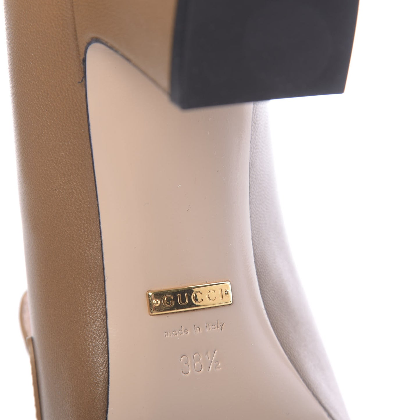 Malaga Kid Zumi Mid Heel Loafers 38.5 Friky Taupe