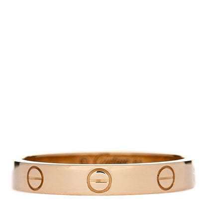 Cartier 18K Yellow Gold 3.5mm LOVE Wedding Band Ring 61 9.5 1 of 5