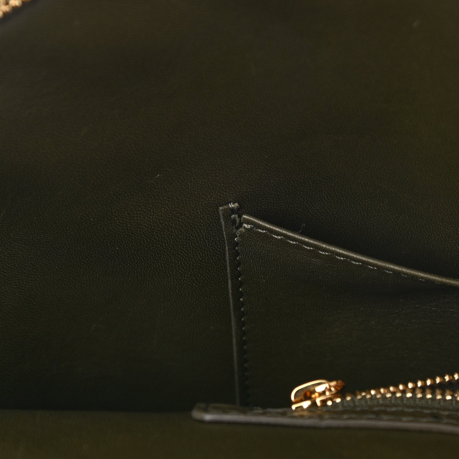 Louis Vuitton Ostrich Alma GM Olive 13 of 14